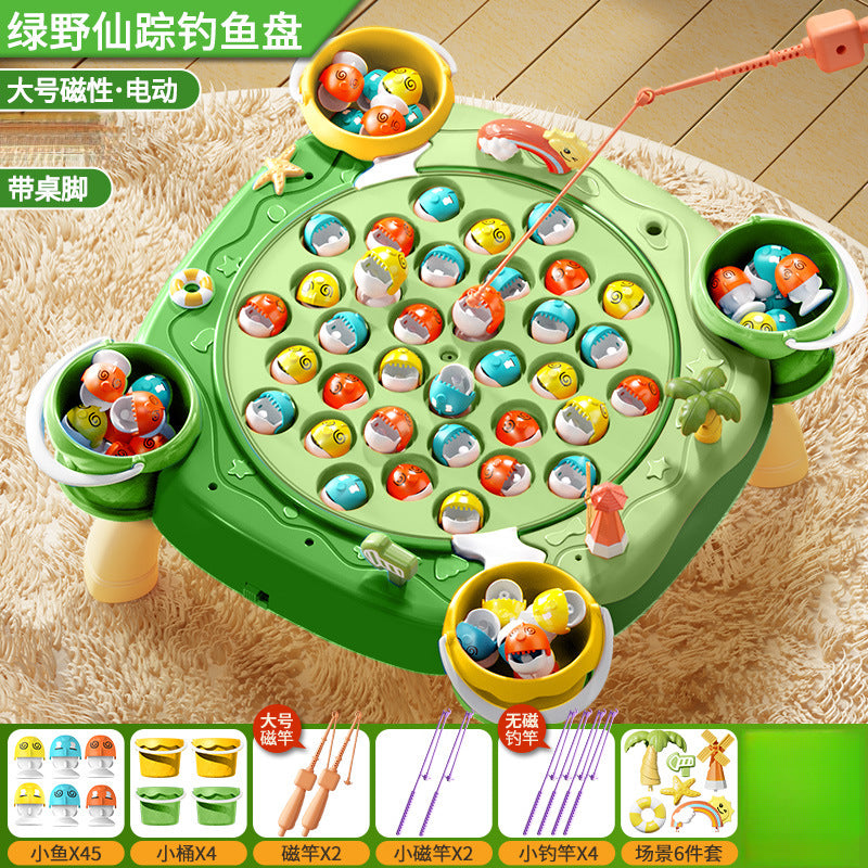 Baby electric magnetic fishing toy for kids, ages 1-2, 3, educational toy for children, two and a half weeks old, boys, girls, toddlers