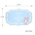 Car anti-slip mat creative cartoon silicone coaster high temperature resistant washable mobile phone storage mat fashion soft rubber placemat