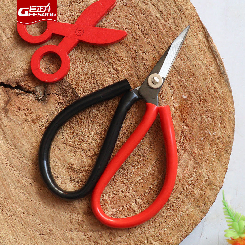 Juzhengsheng handmade elbow scissors special trimming sole leather scissors embroidery scissors