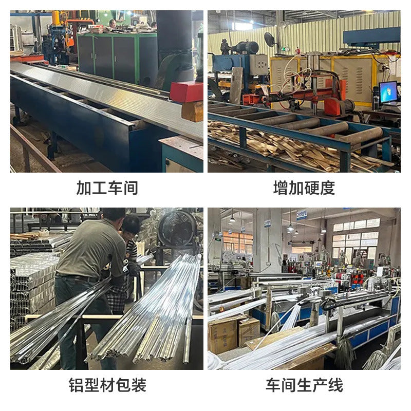 LED line light Yang angle Yang angle light with aluminum slot 45 degrees lighting obliquely upward luminous light slot Linear light aluminum profile