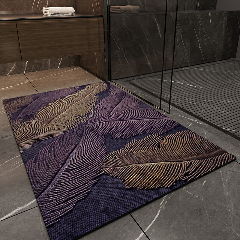 Bathroom absorbent floor mat soft diatom mud non-slip bathroom toilet for home bathroom door quick-drying door mat