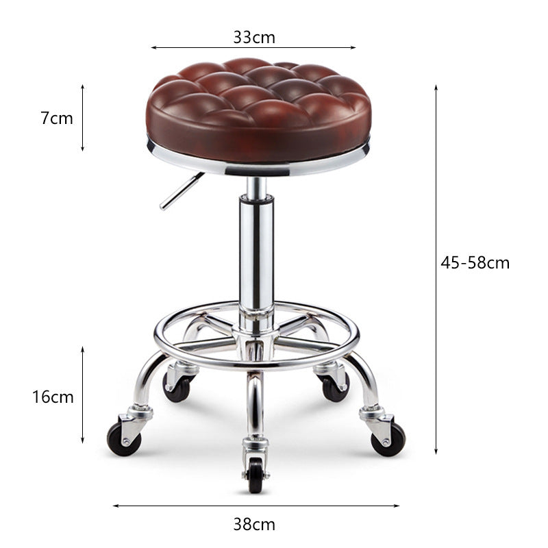 Beauty Stool Pulley Big Stool Bar Bar Chair Rotating Lift Home Nail Art Round Stool Barber Shop