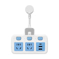 Usb multi-function socket panel multi-port converter power strip with cord, multi-outlet power strip, household power strip