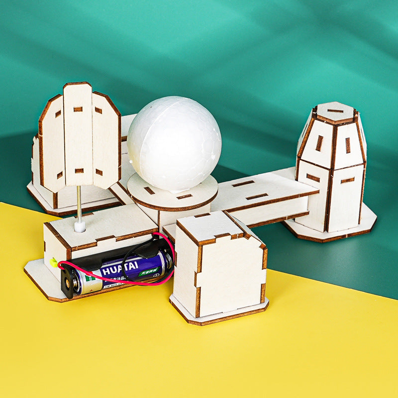 Science and technology small production Mars base children DIY handmade primary school students science experiment assembly model setam