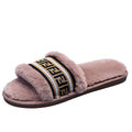 furry slippers for women amazon exportplus size flat heel heattech flip-flops for women popular graffiti furry shoes