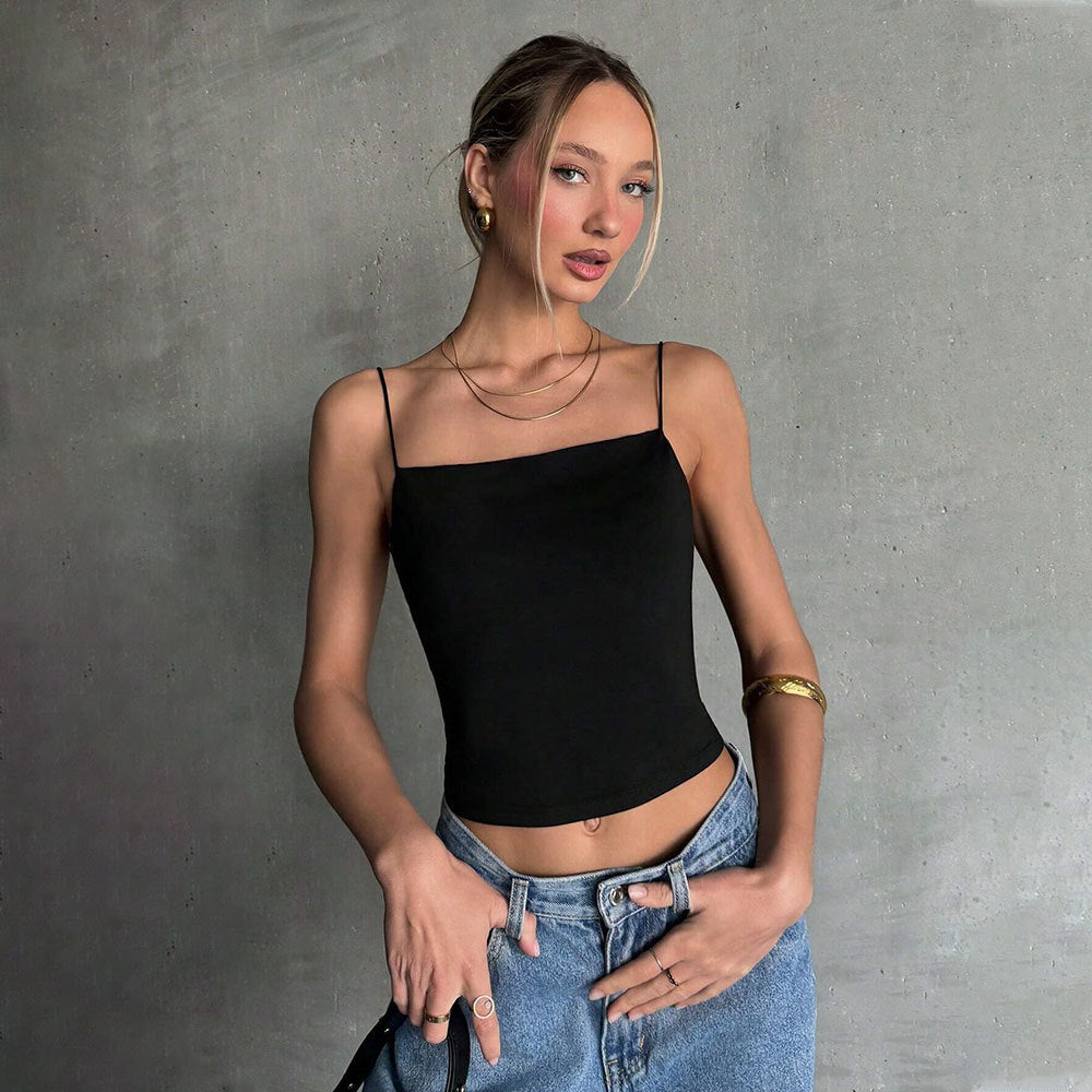 hot-selling basic sexy backless tank top - new spring/summer collection - spicy girl slim fit sleeveless top