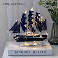 Smooth sailing sailboat model ornaments home decoration living room tv wine cabinet crafts graduate birthday gift