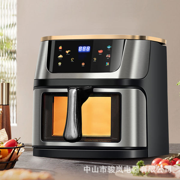 Cross-border air fryer Household multi-function intelligent large-capacity automatic French fries machine Electric fryer Air fryer