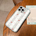 Suitable for iphone 17 korean ins style striped bunny strawberry mobile phone case apple 16 girly heart 15/14 anti-fall