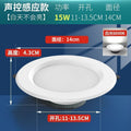 Labota led sound & motion sensor downlight - recessed ceiling light for hallways, entryways, and more - sound & light control