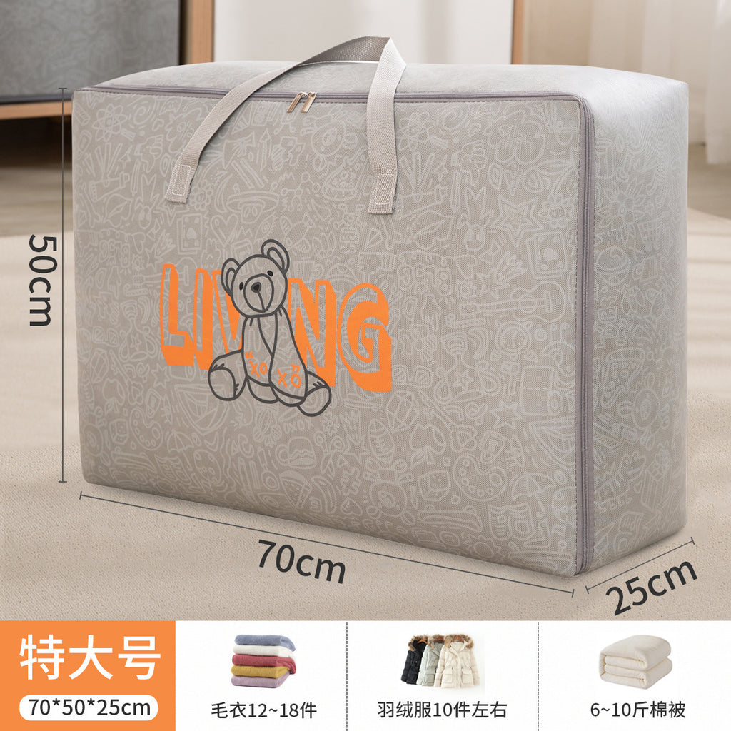 Packing Moving Bag Snakeskin Bag Waterproof Moisture-proof Large Capacity Luggage Bag Packing Bag Quilt Clothes Storage Bag Storage