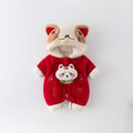 Newborn baby clothes autumn winter romper thickened cotton outfit set for 0-3 months, full month celebration outfit, winter wear