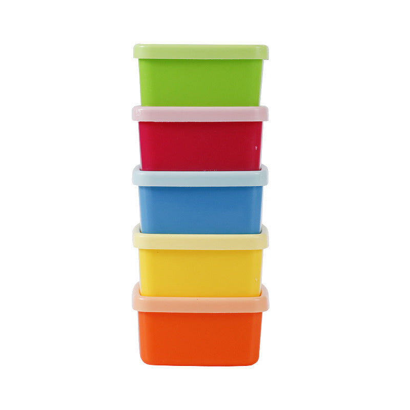 plastic seasoning box sealed crisper box small box storage box kitchen seasoning jar portable snack packaging box