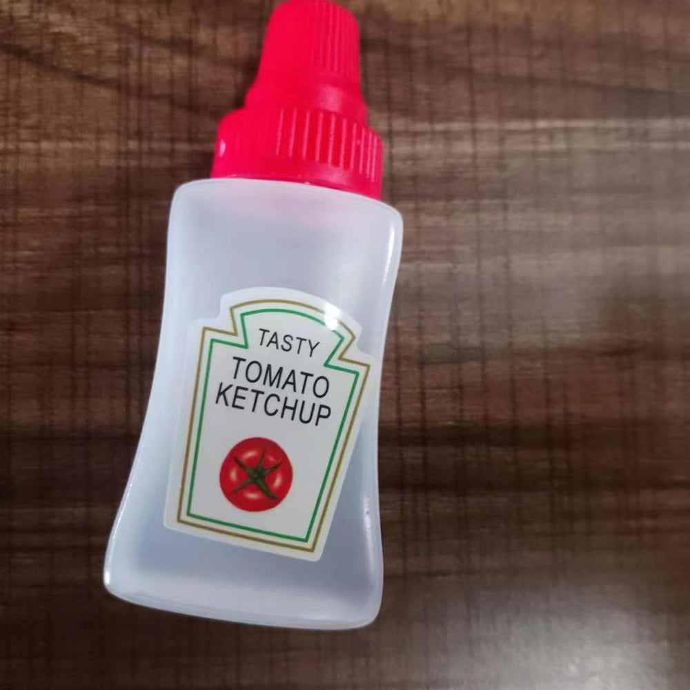Mini sauce bottle plastic squeeze sauce bottle japanese style squeeze condiment bottle food grade portable soy sauce bottle cross-border