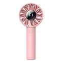 new arrival handheld small fan usb rechargeable portable mini fan for home desktop high wind digital display fan