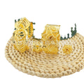 middle eastern women's luxury wedding bracelet and ring set - floral wedding bridal gift jewelry set