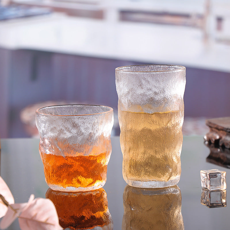 Japanese-style glacier glass cup - home use, high-value, instagram-worthy, girly, premium, niche beer glass