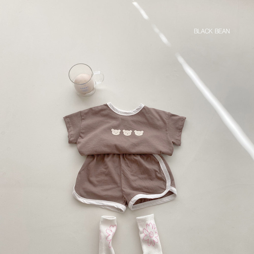 new korean style ins summer baby short-sleeve and shorts set, toddler and child unisex pajamas/loungewear