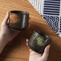 Japanese retro ceramic mug - perfect for office afternoon tea, milk, coffee, or cold beverages - ideal for restaurants and home use