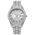 2025 hot-selling export watch: european and american men's personalized hip-hop feng shui ghost roman numeral diamond-inlaid quartz watch for men