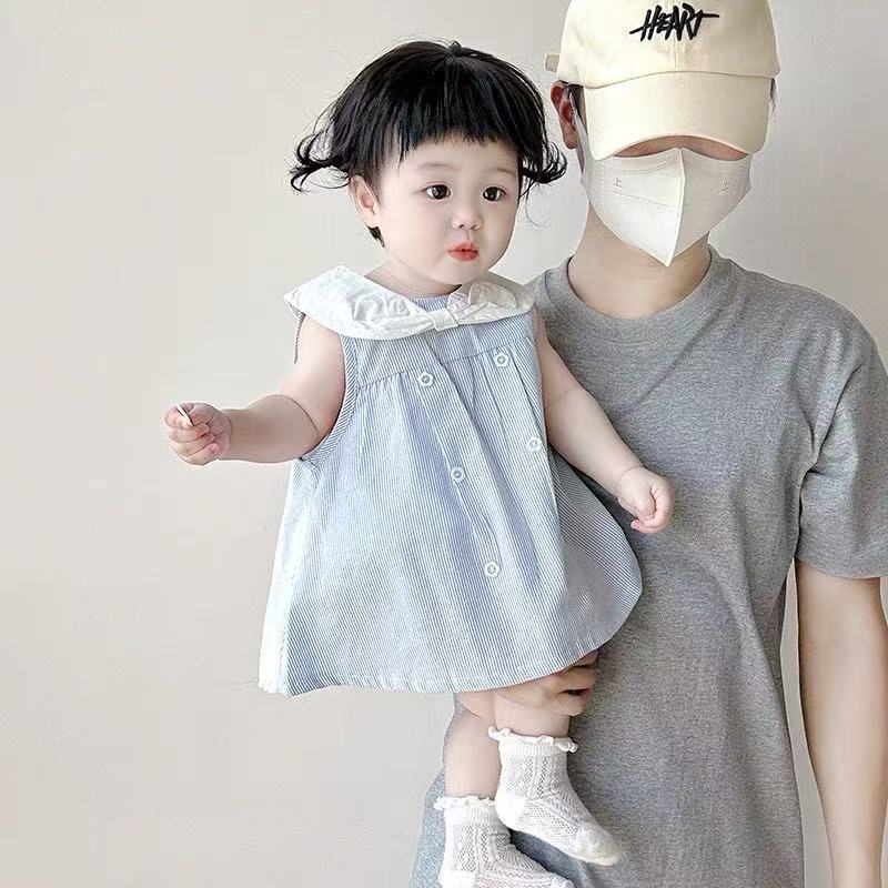 Summer lightweight bodysuit baby clothes summer baby girl romper bodysuit dress summer princess outfit trendy