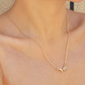 Wholesale diamond-encrusted choker necklace - european & american cross-border jewelry, minimalist versatile alloy flower pendant necklace for women, sweater chain