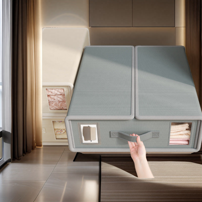 Cross-border Oxford cloth bed sheet storage box Fabric four-piece bed sheet clothing storage bedroom wardrobe quilt cover storage box