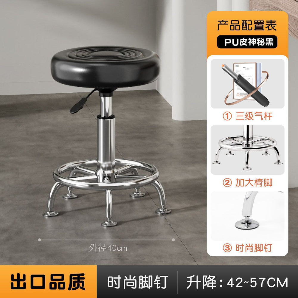 Bar stool, laboratory special beauty and manicure stool, adjustable high stool, factory workshop assembly line work stool