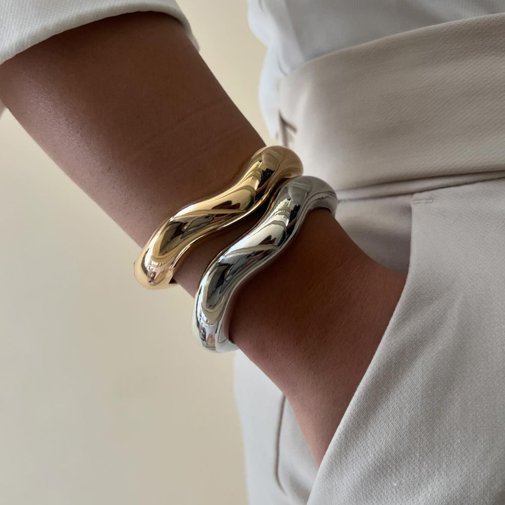 Fashion cross-border e-commerce new jewelry casual circle open bracelet irregular ancient zinc alloy bracelet jewelry