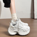 Petitesthick soledad shoes women's 2026springnew arrivalaccessible luxurybest selling breathable sports heightening casualwhite shoes