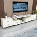 Six-drawer, warm white finish, [1.8-2.4] meter