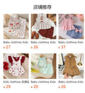 Baby clothing kids set children outfit apricot sleeveless tops+black