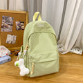 2025 new small fresh plaid backpack - student schoolbag, family matching bag, travel bag, lightweight korean style backpack for girls