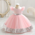 Export ready-made tulle sequinkids dress princess dress baby girl christmas dress baby dress