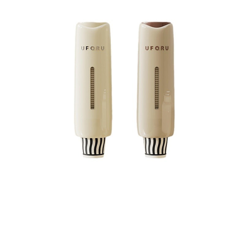 Dopamine cup dispenser disposable paper cup wall-mounted cup dispenser punch-free cup holder dust-proof cup storage rack