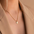 European and american cross-border diy titanium steel engraved name necklace for women, fashionable minimalist letter clavicle chain, 925 silver versatile pendant