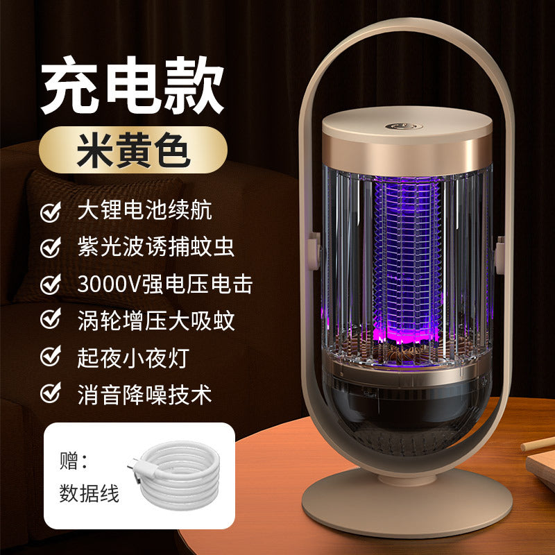 New usb portable silent mosquito killer lamp - portable electric mosquito zapper for outdoor & indoor use - cross-border mosquito & fly repellent