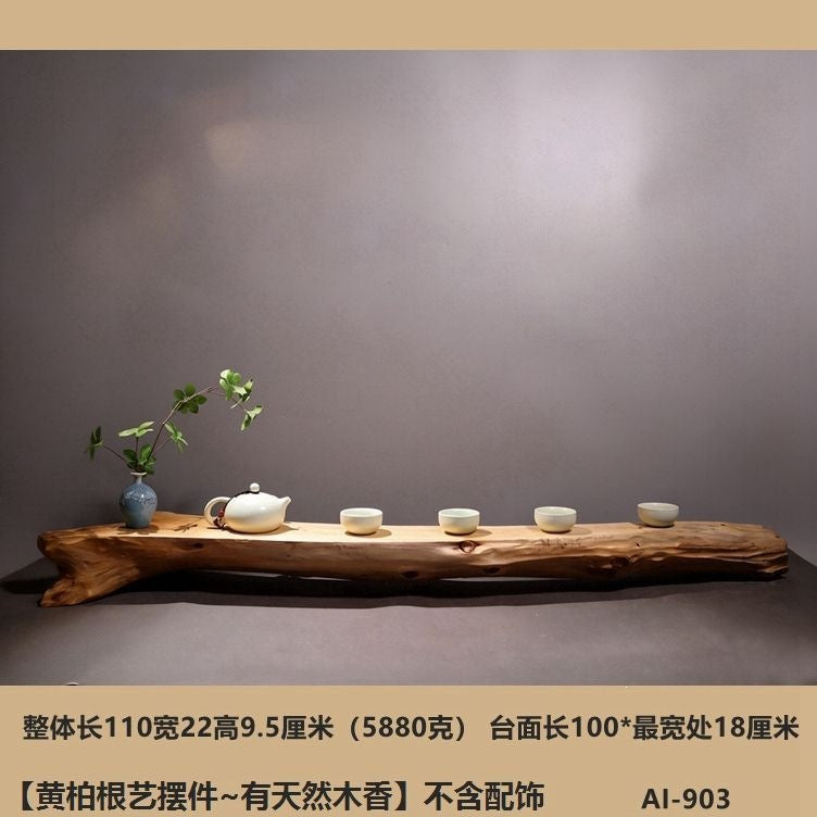 Weathered dead wood ornaments 2 thuja root carving bonsai bottom base tea ceremony tea room tea table dry tea table