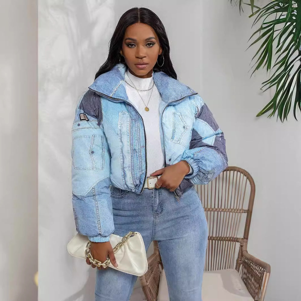 e-commerce: european and american women's apparel direct from the factory. stylish women's jackets, denim printed cotton coats and outerwear
