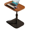 Adjustable height side table - mobile study desk, reversible multifunctional adjustable office desk, mobile study bedside table
