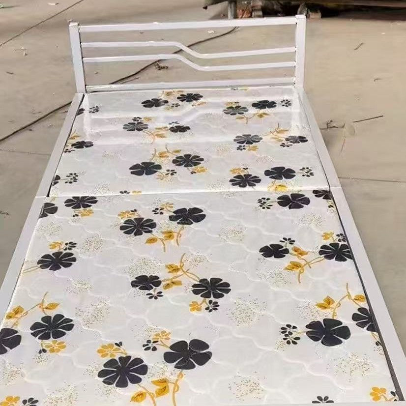 Folding bedfor homeextra bed iron single bed 1.2m installation-free office nap bed manufacturer wholesale thickened