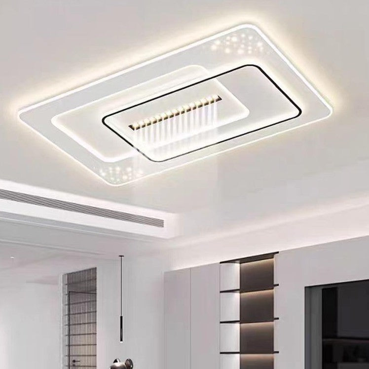 LED intelligent voice living room light ceiling light bedroom light dining room light eye protection modern simple lighting whole house combination