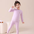 Kids silk cashmere boneless autumn clothes and long johns boys and girls home clothes baby heattechintimatessuit type a wholesale