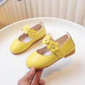 Girls' black leather shoes, children's performance shoes, white student single shoes, etiquette flower girl shoes, school shoes, tendon soft sole