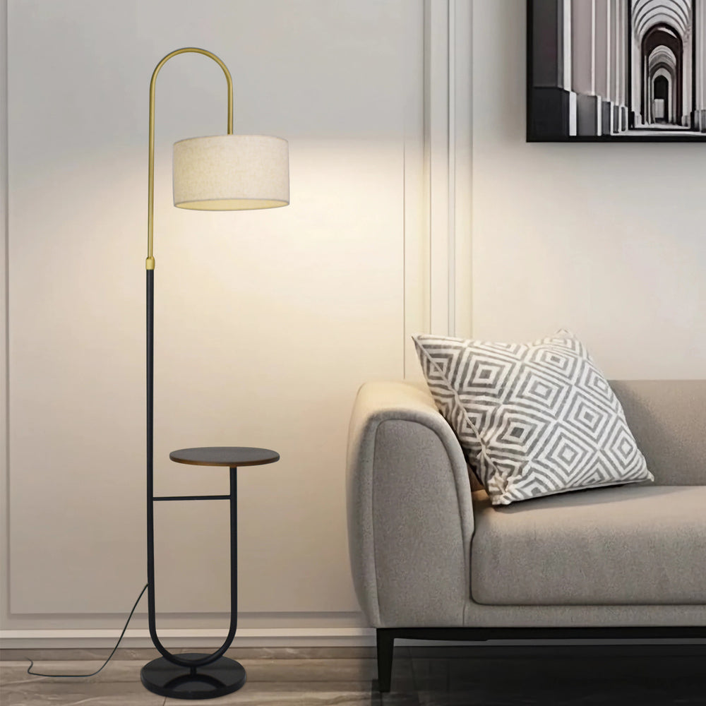 Floor lamp casual modern living room sofa bedroom bedside sense of design coffee table storage all-in-one coffee table floor lamp