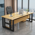 Single person office desk executive desk modern minimalist home desktop computer desk employee workstation office desk and chair set