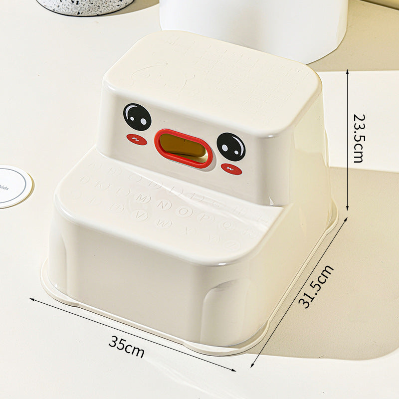 Children's footstool Multifunctional plastic non-slip Baby hand washing Step stool Household bathroom Footstool Footstool