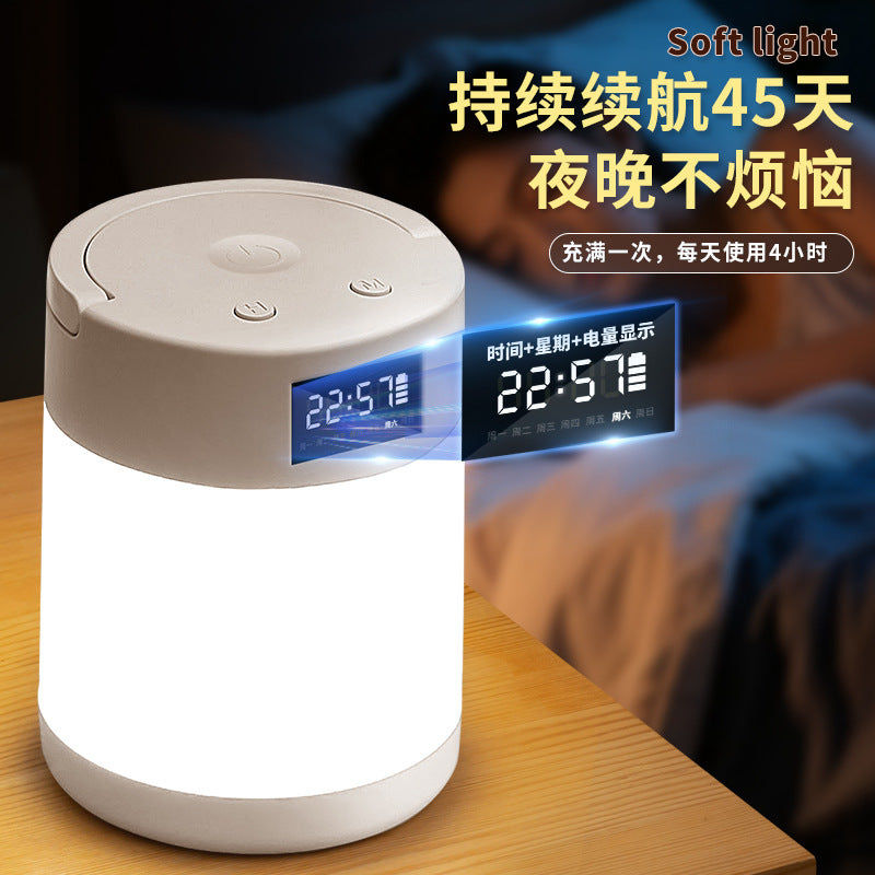 Led night light - bedroom bedside lamp, eye-care desk lamp, student dormitory rechargeable sleep light - cross-border bestseller, ambient light