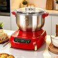 Electric dough mixer for homesmall dough kneading machine large capacity chef machine baking steamed bun machine new arrival automatic dough making machine