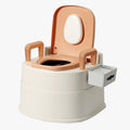 Household adult portable toilet for seniors, pregnant women, and the disabled - indoor commode chair/toilet stool